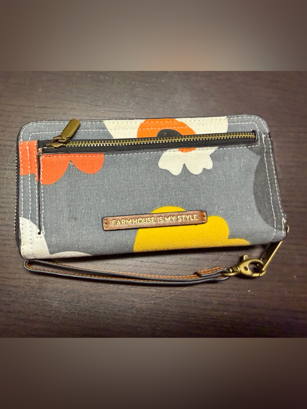 Farmhouse is my style summer blooms wallet